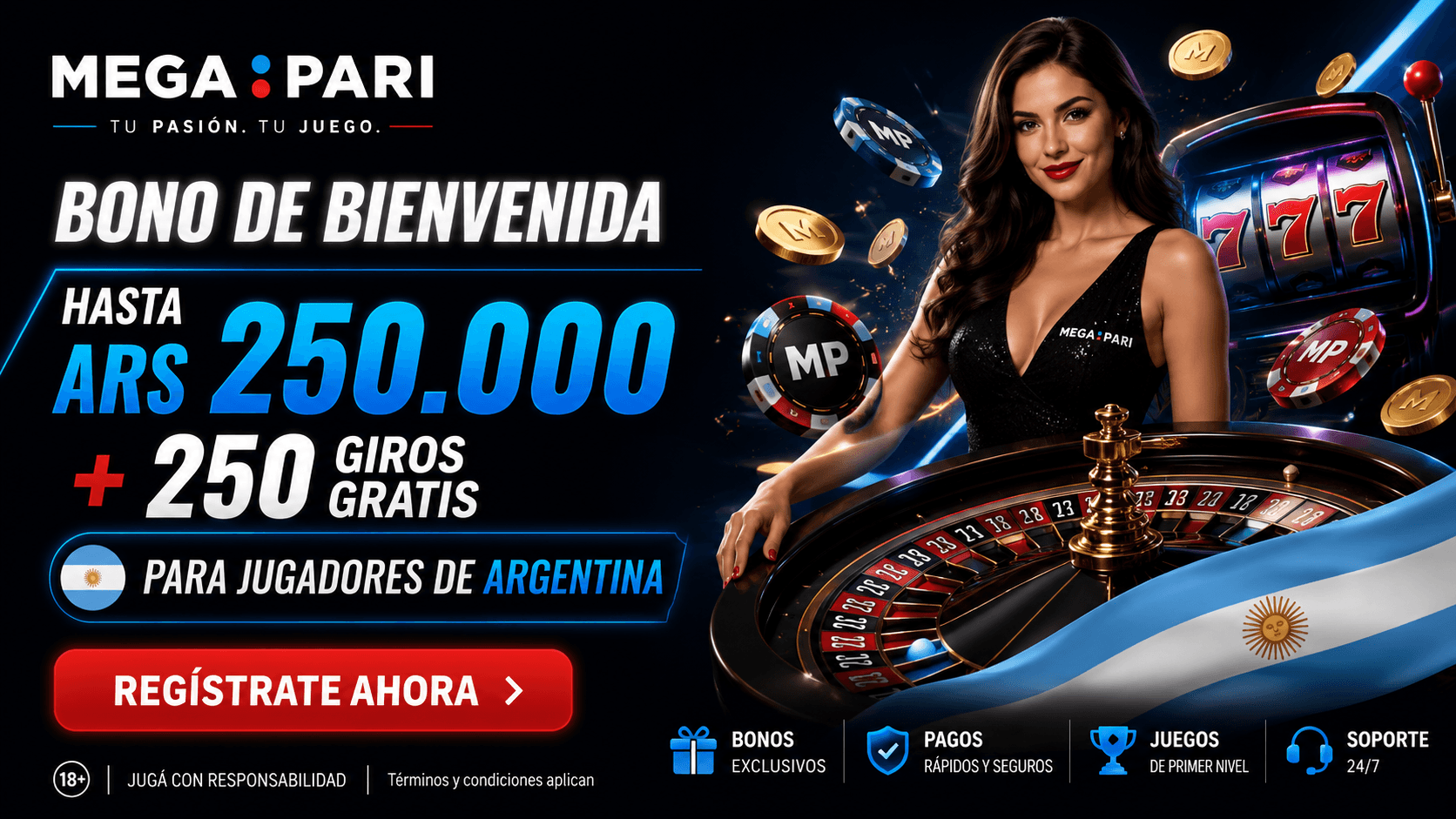 megapari bono sin depósito argentina